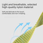 Bracelet de montre en nylon à fermeture auto-agrippante à deux sections, pour Apple Watch 46mm / 49mm / 45mm / 44mm, pour Apple Watch 42mm / 41mm / 40mm / 38mm