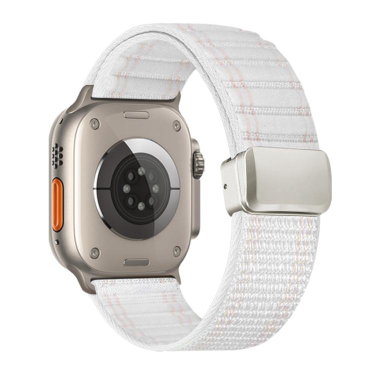 Bracelet de montre en nylon à motif de vagues avec boucle magnétique, pour Apple Watch 46mm / 49mm / 45mm / 44mm, pour Apple Watch 42mm / 41mm / 40mm / 38mm