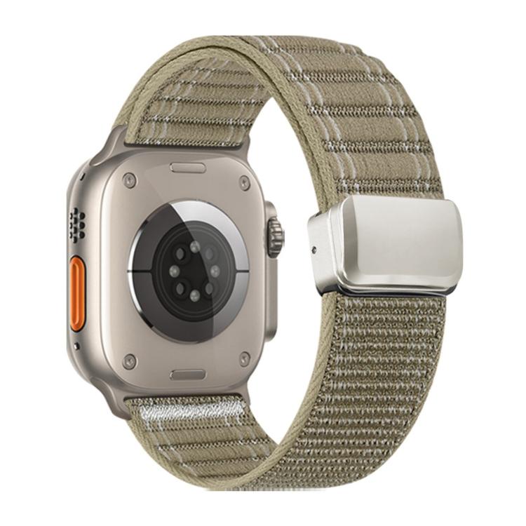 Bracelet de montre en nylon à motif de vagues avec boucle magnétique, pour Apple Watch 46mm / 49mm / 45mm / 44mm, pour Apple Watch 42mm / 41mm / 40mm / 38mm