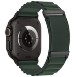 Bracelet de Montre en Nylon C Boucle Deux Sections Haute Montagne, Pour Apple Watch 46mm / 49mm / 45mm / 44mm, Pour Apple Watch 42mm / 41mm / 40mm / 38mm