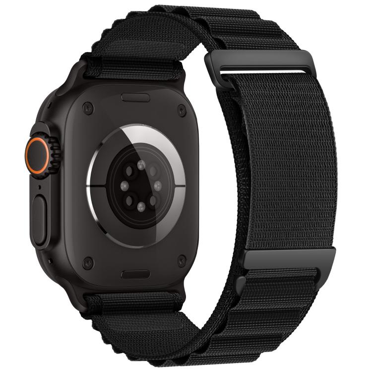 Bracelet de Montre en Nylon C Boucle Deux Sections Haute Montagne, Pour Apple Watch 46mm / 49mm / 45mm / 44mm, Pour Apple Watch 42mm / 41mm / 40mm / 38mm