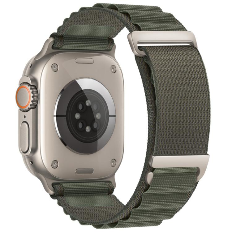 Bracelet de Montre en Nylon C Boucle Deux Sections Haute Montagne, Pour Apple Watch 46mm / 49mm / 45mm / 44mm, Pour Apple Watch 42mm / 41mm / 40mm / 38mm