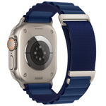 Bracelet de Montre en Nylon C Boucle Deux Sections Haute Montagne, Pour Apple Watch 46mm / 49mm / 45mm / 44mm, Pour Apple Watch 42mm / 41mm / 40mm / 38mm