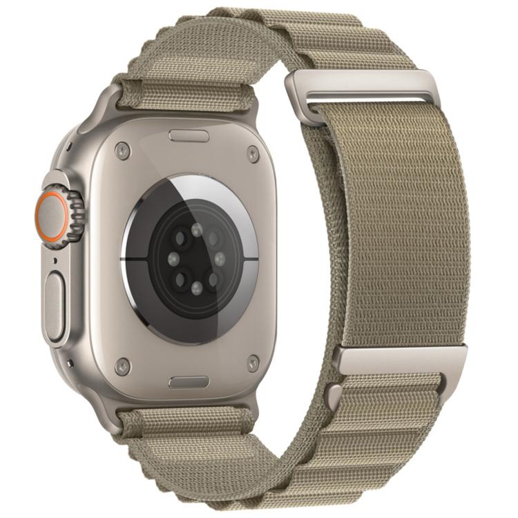 Bracelet de Montre en Nylon C Boucle Deux Sections Haute Montagne, Pour Apple Watch 46mm / 49mm / 45mm / 44mm, Pour Apple Watch 42mm / 41mm / 40mm / 38mm