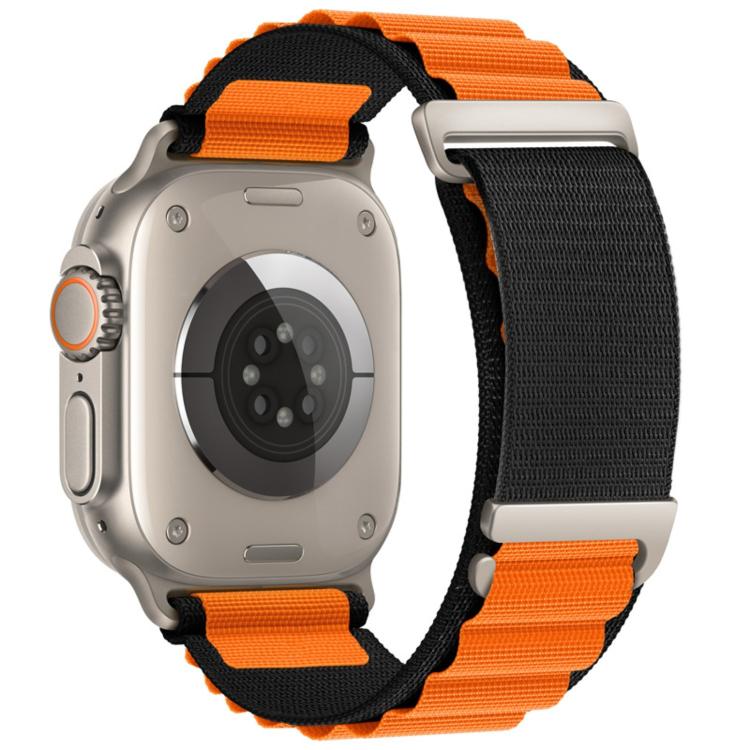 Bracelet de Montre en Nylon C Boucle Deux Sections Haute Montagne, Pour Apple Watch 46mm / 49mm / 45mm / 44mm, Pour Apple Watch 42mm / 41mm / 40mm / 38mm