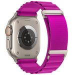 Bracelet de Montre en Nylon C Boucle Deux Sections Haute Montagne, Pour Apple Watch 46mm / 49mm / 45mm / 44mm, Pour Apple Watch 42mm / 41mm / 40mm / 38mm