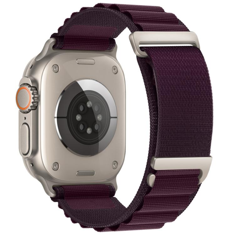 Bracelet de Montre en Nylon C Boucle Deux Sections Haute Montagne, Pour Apple Watch 46mm / 49mm / 45mm / 44mm, Pour Apple Watch 42mm / 41mm / 40mm / 38mm