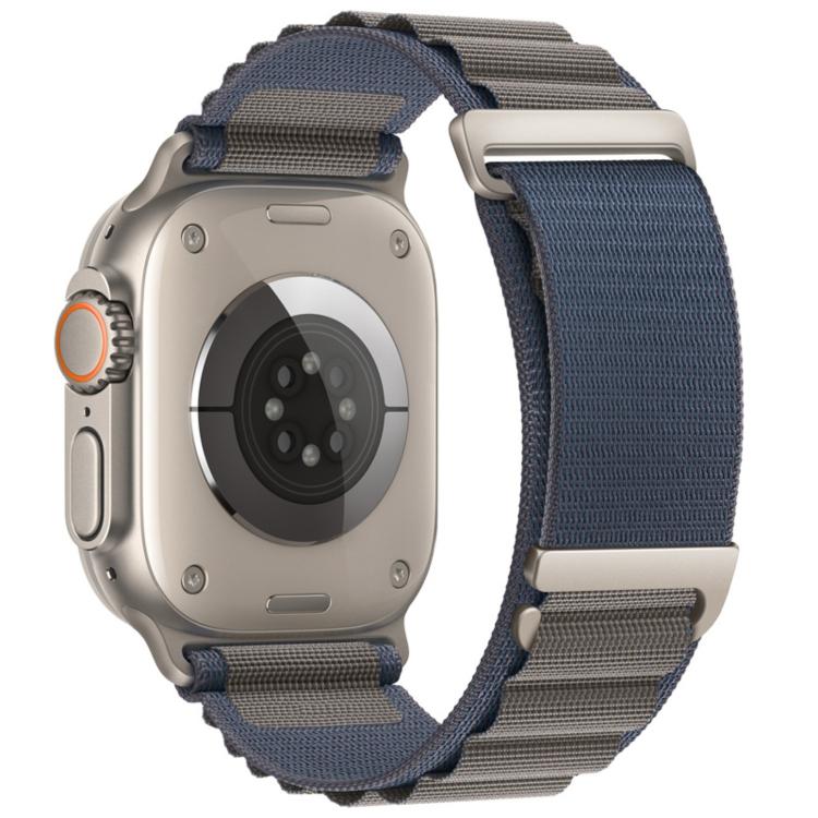 Bracelet de Montre en Nylon C Boucle Deux Sections Haute Montagne, Pour Apple Watch 46mm / 49mm / 45mm / 44mm, Pour Apple Watch 42mm / 41mm / 40mm / 38mm