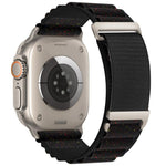 Bracelet de Montre en Nylon C Boucle Deux Sections Haute Montagne, Pour Apple Watch 46mm / 49mm / 45mm / 44mm, Pour Apple Watch 42mm / 41mm / 40mm / 38mm