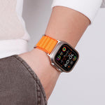 Bracelet de Montre en Nylon C Boucle Deux Sections Haute Montagne, Pour Apple Watch 46mm / 49mm / 45mm / 44mm, Pour Apple Watch 42mm / 41mm / 40mm / 38mm
