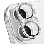 ENKAY Hat-Prince Blink Diamond Film en verre trempé en alliage d'aluminium pour objectif d'appareil photo, pour iPhone 17 Pro Max, pour iPhone 17 Pro, pour iPhone 17