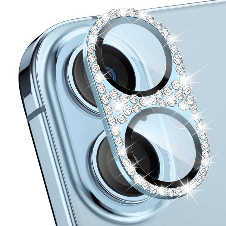 ENKAY Hat-Prince Blink Diamond Film en verre trempé en alliage d'aluminium pour objectif d'appareil photo, pour iPhone 17 Pro Max, pour iPhone 17 Pro, pour iPhone 17