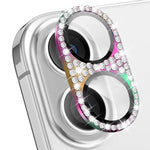 ENKAY Hat-Prince Blink Diamond Film en verre trempé en alliage d'aluminium pour objectif d'appareil photo, pour iPhone 17 Pro Max, pour iPhone 17 Pro, pour iPhone 17