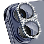ENKAY Hat-Prince Blink Diamond Film en verre trempé en alliage d'aluminium pour objectif d'appareil photo, pour iPhone 17 Pro Max, pour iPhone 17 Pro, pour iPhone 17