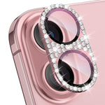 ENKAY Hat-Prince Blink Diamond Film en verre trempé en alliage d'aluminium pour objectif d'appareil photo, pour iPhone 17 Pro Max, pour iPhone 17 Pro, pour iPhone 17