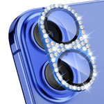 ENKAY Hat-Prince Blink Diamond Film en verre trempé en alliage d'aluminium pour objectif d'appareil photo, pour iPhone 17 Pro Max, pour iPhone 17 Pro, pour iPhone 17