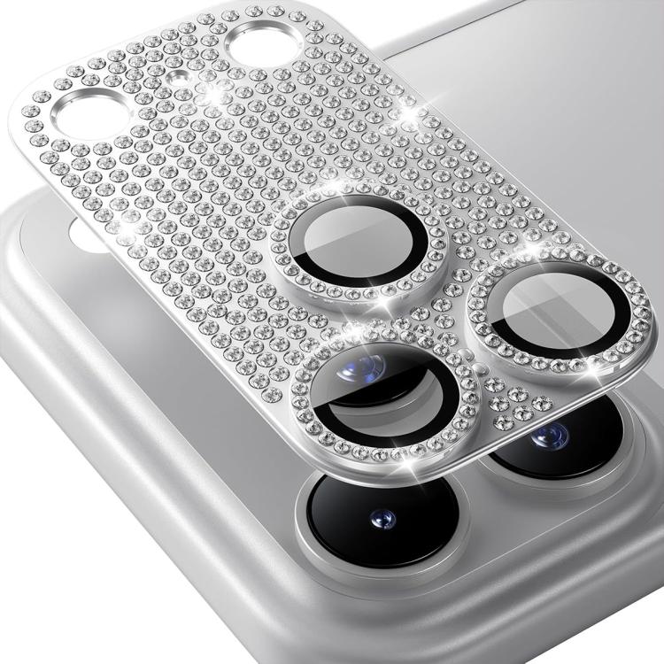 ENKAY Hat-Prince Blink Diamond Film en verre trempé en alliage d'aluminium pour objectif d'appareil photo, pour iPhone 17 Pro Max, pour iPhone 17 Pro, pour iPhone 17