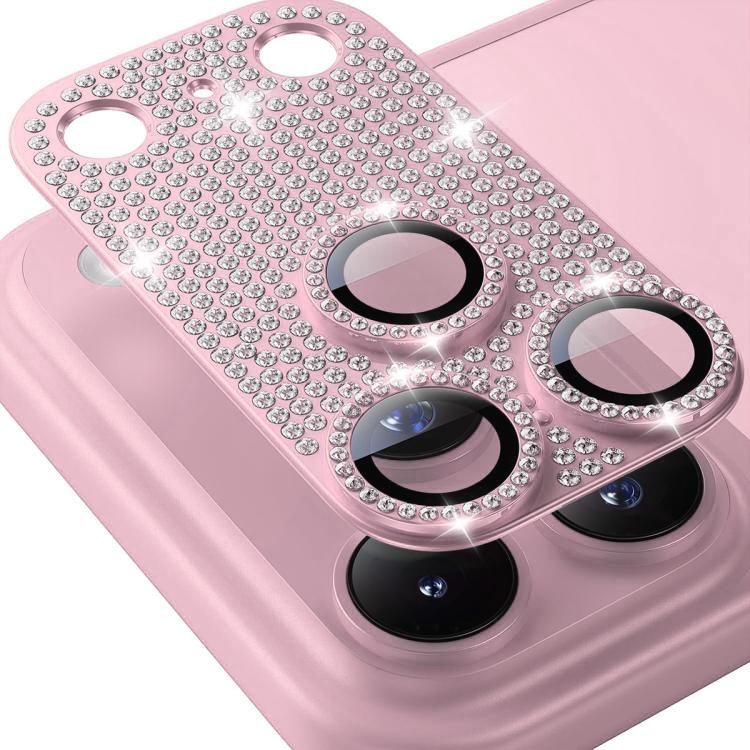 ENKAY Hat-Prince Blink Diamond Film en verre trempé en alliage d'aluminium pour objectif d'appareil photo, pour iPhone 17 Pro Max, pour iPhone 17 Pro, pour iPhone 17