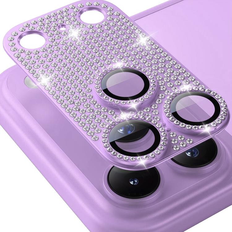 ENKAY Hat-Prince Blink Diamond Film en verre trempé en alliage d'aluminium pour objectif d'appareil photo, pour iPhone 17 Pro Max, pour iPhone 17 Pro, pour iPhone 17