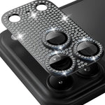 ENKAY Hat-Prince Blink Diamond Film en verre trempé en alliage d'aluminium pour objectif d'appareil photo, pour iPhone 17 Pro Max, pour iPhone 17 Pro, pour iPhone 17