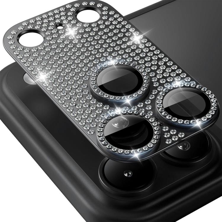 ENKAY Hat-Prince Blink Diamond Film en verre trempé en alliage d'aluminium pour objectif d'appareil photo, pour iPhone 17 Pro Max, pour iPhone 17 Pro, pour iPhone 17