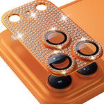 ENKAY Hat-Prince Blink Diamond Film en verre trempé en alliage d'aluminium pour objectif d'appareil photo, pour iPhone 17 Pro Max, pour iPhone 17 Pro, pour iPhone 17