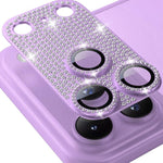 ENKAY Hat-Prince Blink Diamond Film en verre trempé en alliage d'aluminium pour objectif d'appareil photo, pour iPhone 17 Pro Max, pour iPhone 17 Pro, pour iPhone 17