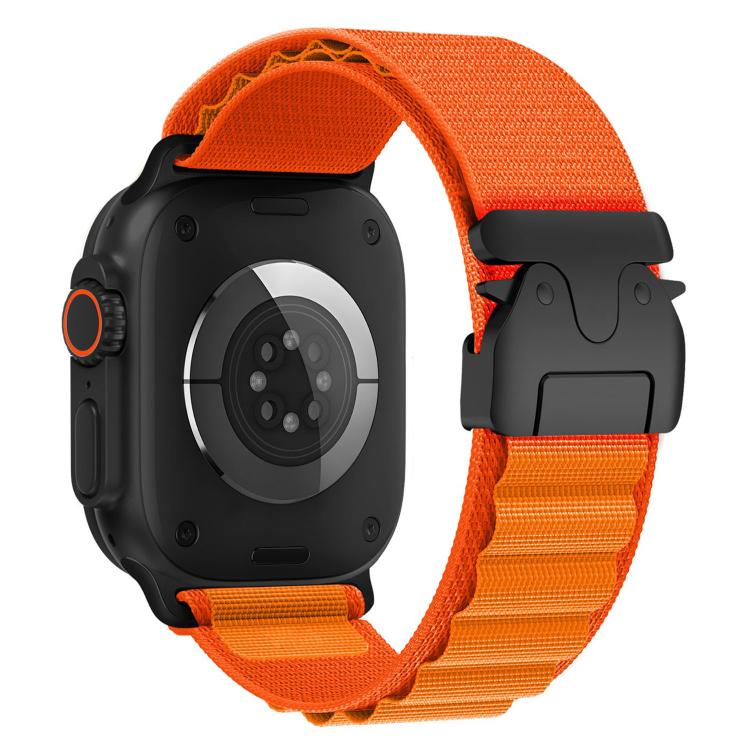 Bracelet de montre en nylon avec boucle parachute pour Apple Watch 46 mm / 49 mm / 45 mm / 44 mm, pour Apple Watch 42 mm / 41 mm / 40 mm / 38 mm