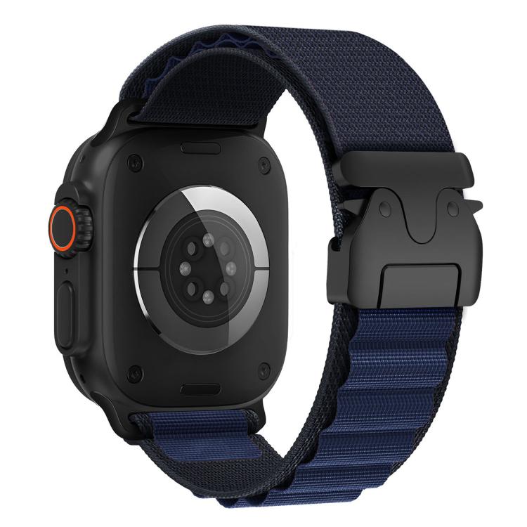 Bracelet de montre en nylon avec boucle parachute pour Apple Watch 46 mm / 49 mm / 45 mm / 44 mm, pour Apple Watch 42 mm / 41 mm / 40 mm / 38 mm