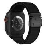 Bracelet de montre en nylon avec boucle parachute pour Apple Watch 46 mm / 49 mm / 45 mm / 44 mm, pour Apple Watch 42 mm / 41 mm / 40 mm / 38 mm