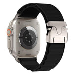 Bracelet de montre en nylon avec boucle parachute pour Apple Watch 46 mm / 49 mm / 45 mm / 44 mm, pour Apple Watch 42 mm / 41 mm / 40 mm / 38 mm
