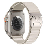 Bracelet de montre en nylon avec boucle parachute pour Apple Watch 46 mm / 49 mm / 45 mm / 44 mm, pour Apple Watch 42 mm / 41 mm / 40 mm / 38 mm