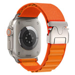 Bracelet de montre en nylon avec boucle parachute pour Apple Watch 46 mm / 49 mm / 45 mm / 44 mm, pour Apple Watch 42 mm / 41 mm / 40 mm / 38 mm