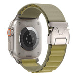 Bracelet de montre en nylon avec boucle parachute pour Apple Watch 46 mm / 49 mm / 45 mm / 44 mm, pour Apple Watch 42 mm / 41 mm / 40 mm / 38 mm