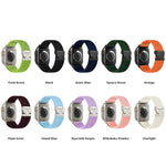 Bracelet de montre en nylon tressé avec motif de montagne et boucle de parachute, pour Apple Watch 46mm / 49mm / 45mm / 44mm, pour Apple Watch 42mm / 41mm / 40mm / 38mm