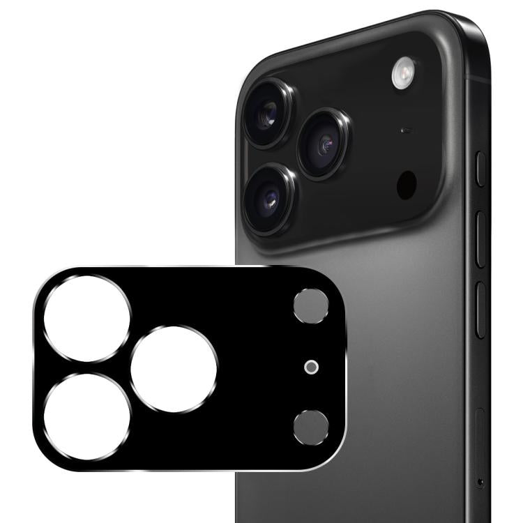 ENKAY Hat-Prince Film en verre trempé noir 9H pour objectif d'appareil photo arrière, pour iPhone 17 Pro Max, pour iPhone 17 Pro, pour iPhone 17, pour iPhone Air