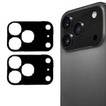 2 pièces ENKAY Hat-Prince Film en verre trempé pour objectif d'appareil photo arrière noir 9H, pour iPhone 17 Pro Max, pour iPhone 17 Pro, pour iPhone 17, pour iPhone Air