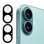 2 pièces ENKAY Hat-Prince Film en verre trempé pour objectif d'appareil photo arrière noir 9H, pour iPhone 17 Pro Max, pour iPhone 17 Pro, pour iPhone 17, pour iPhone Air