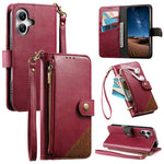 Étui portefeuille à fermeture éclair en cuir vegan avec sangle, pour iPhone 17 Pro Max, pour iPhone 17 Pro, pour iPhone 17, pour iPhone Air, pour iPhone 16 Pro Max, pour iPhone 16 Pro, pour iPhone 16 Plus, pour iPhone 16
