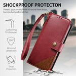 Coque de téléphone en cuir végétalien avec portefeuille à fermeture éclair et sangle, pour iPhone 15 Pro Max, pour iPhone 15 Pro, pour iPhone 15 Plus, pour iPhone 15