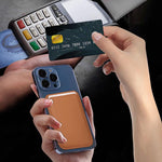 Porte-cartes magnétique en sergé à tissage fin ultra-résistant