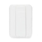 Porte-cartes magnétique ultra-fin en cuir végan avec support