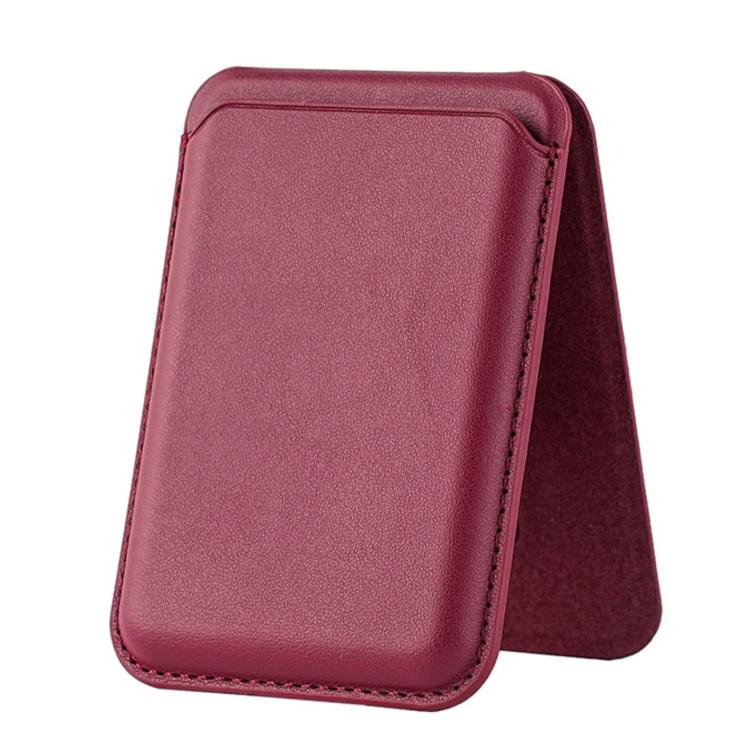 Porte-cartes en cuir végétalien magnétique A-Frame