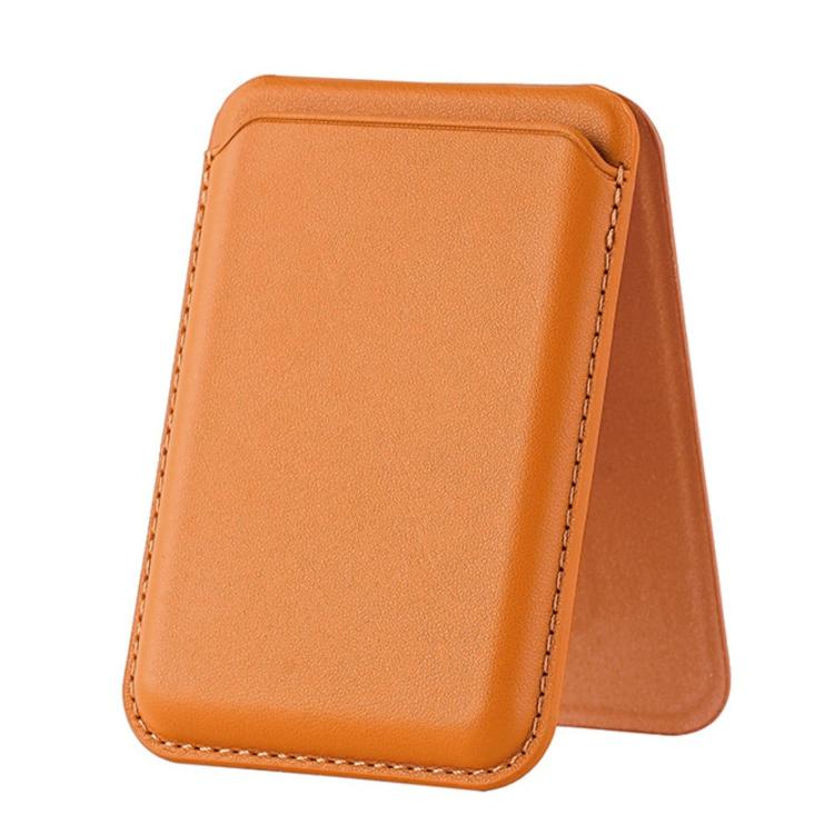 Porte-cartes en cuir végétalien magnétique A-Frame
