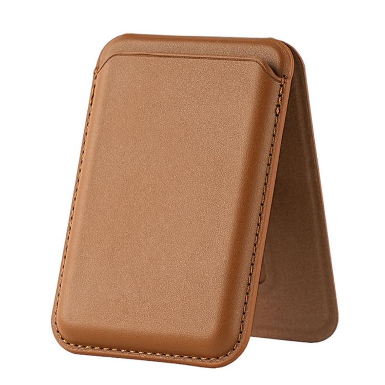 Porte-cartes en cuir végétalien magnétique A-Frame