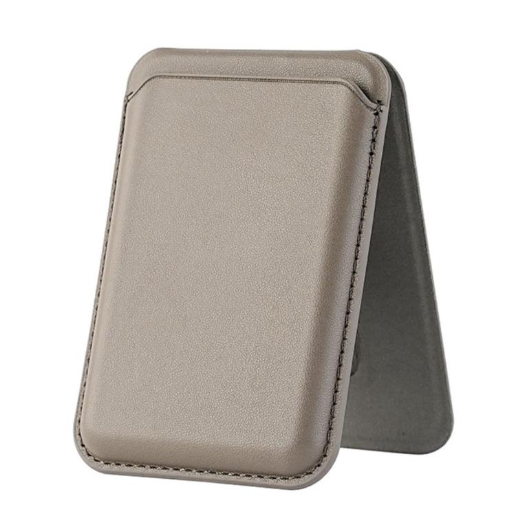 Porte-cartes en cuir végétalien magnétique A-Frame