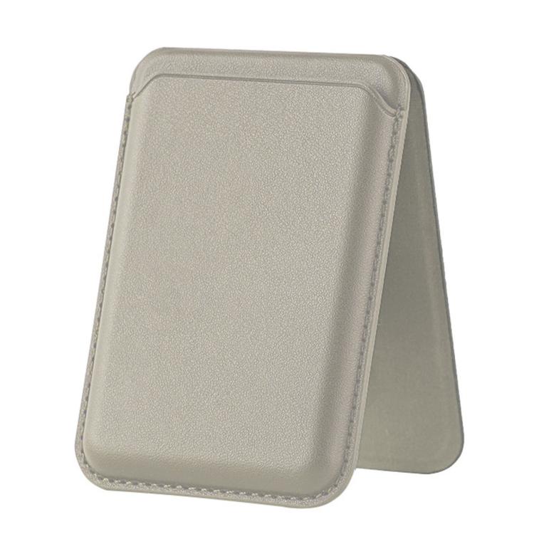 Porte-cartes en cuir végétalien magnétique A-Frame