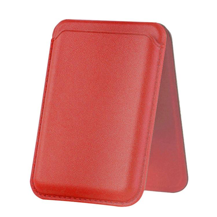 Porte-cartes en cuir végétalien magnétique A-Frame