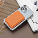 Porte-cartes en cuir végétalien magnétique A-Frame