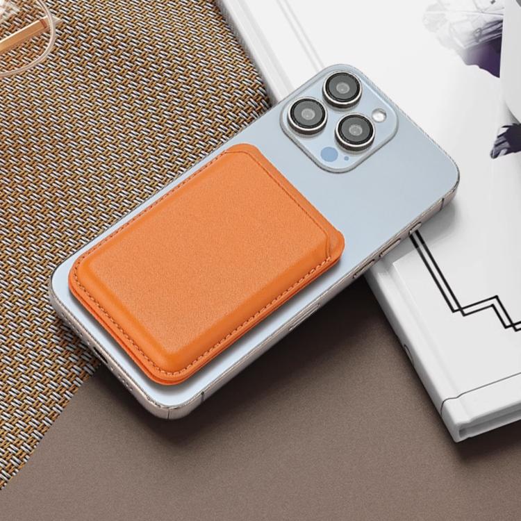 Porte-cartes en cuir végétalien magnétique A-Frame